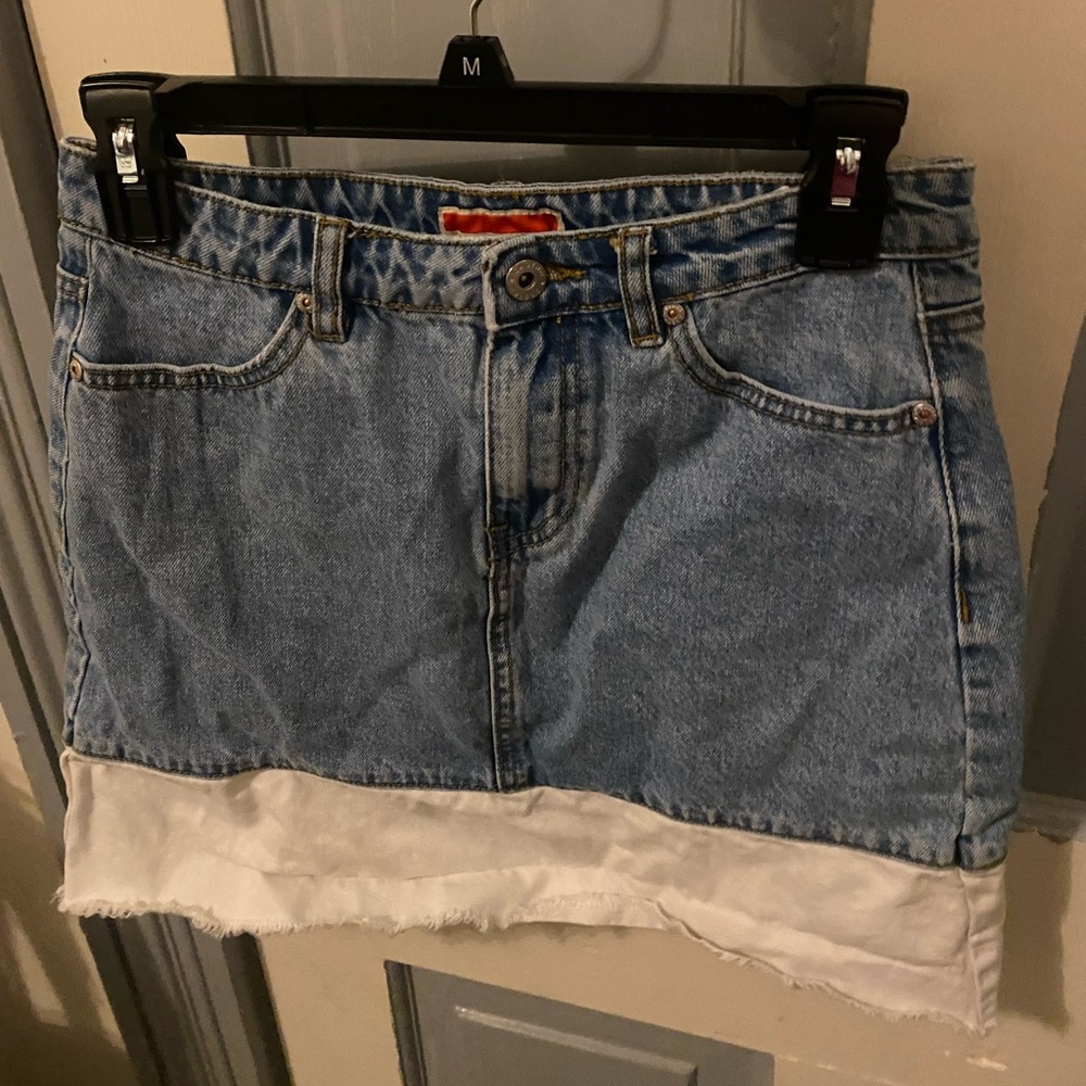 jean skirt